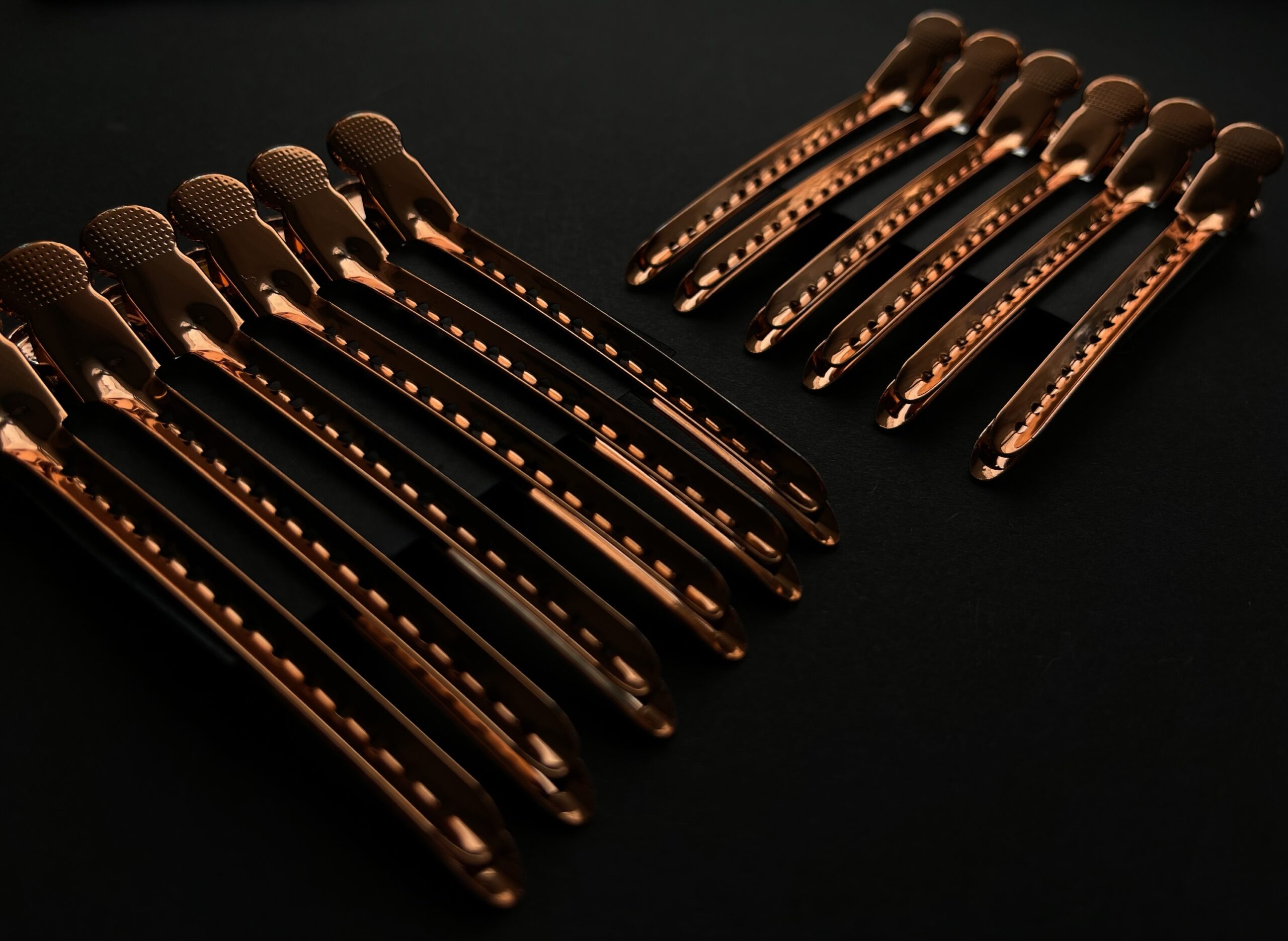 Rose Gold Clips